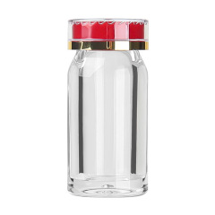 45ml oblique shoulder transparent acrylic bottle safety cover health care product bottle Chinese medicine powder ginseng tablets transparent capsule bottle medicine bottle