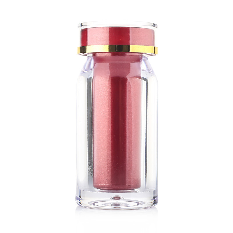 35ml high-grade acrylic bottle plastic bottle capsule sub-bottle set saffron small bottle medicine bottle supports customization