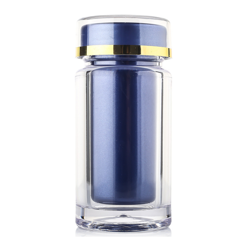 50ml high-grade medicine bottle reagent bottle acrylic bottle transparent bottle plastic bottle sub-bottle set capsule empty bottle