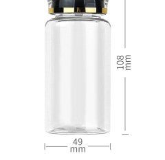 PET150ml transparent bottle plastic bottle small bottle health care product bottle capsule bottle medicine bottle food grade medicine bottle