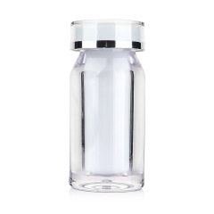 35ml high-grade acrylic bottle plastic bottle capsule sub-bottle set saffron small bottle medicine bottle supports customization