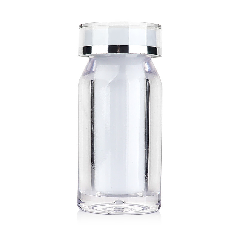 35ml high-grade acrylic bottle plastic bottle capsule sub-bottle set saffron small bottle medicine bottle supports customization