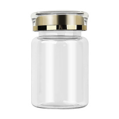 PET 80ml transparent bottle plastic bottle small bottle health care product bottle capsule bottle medicine bottle food grade tablet bottle