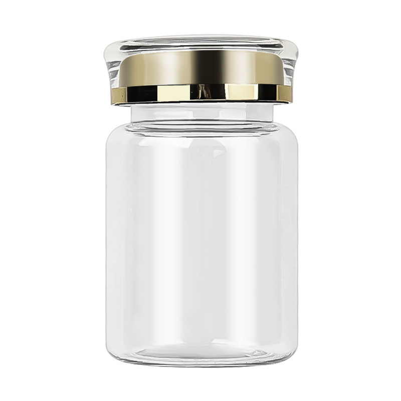 PET 80ml transparent bottle plastic bottle small bottle health care product bottle capsule bottle medicine bottle food grade tablet bottle