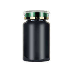 PET120ml black bottle capsule packaging bottle plastic empty bottle printing text bottle sticker maca health care products