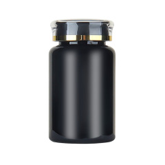 PET120ml black bottle capsule packaging bottle plastic empty bottle printing text bottle sticker maca health care products