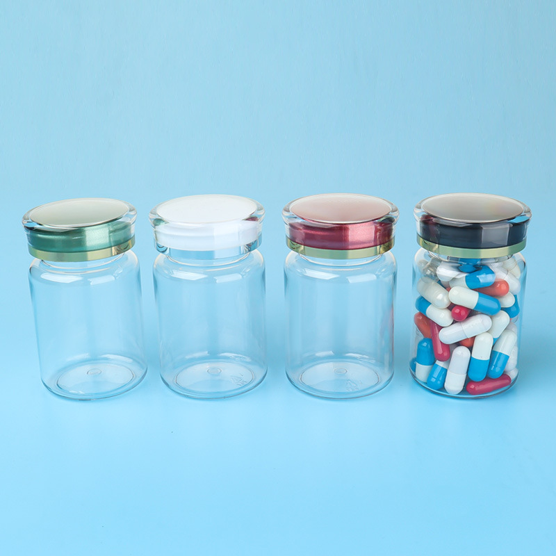 PET 80ml transparent bottle plastic bottle small bottle health care product bottle capsule bottle medicine bottle food grade tablet bottle