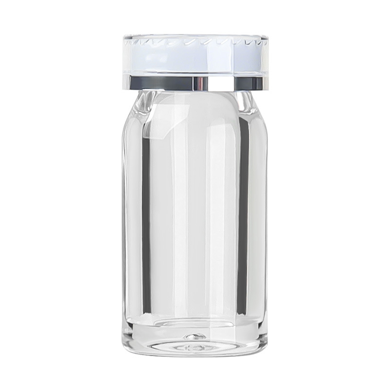 45ml oblique shoulder transparent acrylic bottle safety cover health care product bottle Chinese medicine powder ginseng tablets transparent capsule bottle medicine bottle