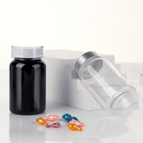 175ML large capacity and low price health care product packaging PP plastic bottle light-proof empty medicine capsule cordyceps packaging cosmetics