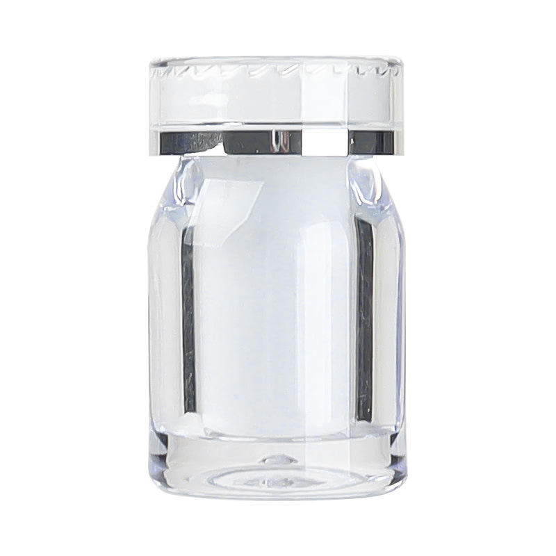 25ml PS bottle oblique shoulder style safety cover sub-bottling set high-grade plastic tablet candy sealed capsule bottle