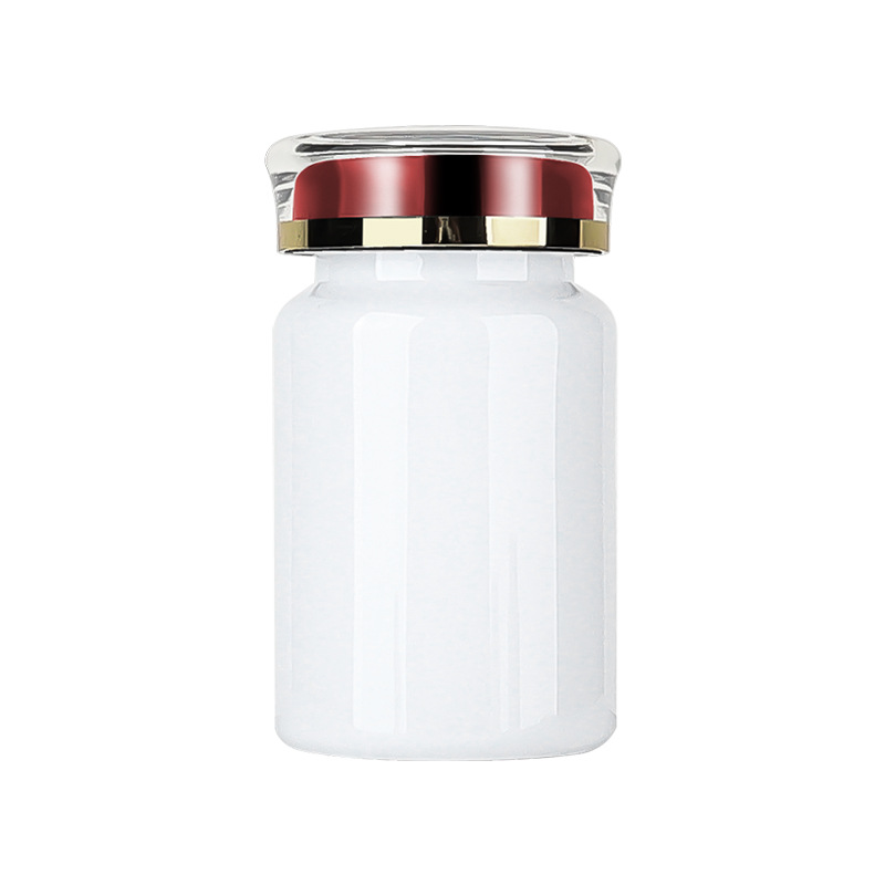 PET white plastic capsule bottle 100ml food grade medicine bottle health care product bottle small medicine bottle light-proof and moisture-proof