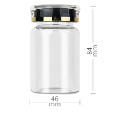 PET 100ml transparent bottle plastic bottle small bottle health care product bottle capsule bottle medicine bottle food grade medicine bottle
