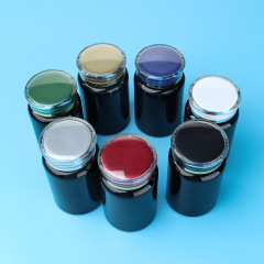 PET120ml black bottle capsule packaging bottle plastic empty bottle printing text bottle sticker maca health care products