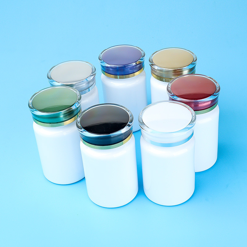PET white plastic capsule bottle 100ml food grade medicine bottle health care product bottle small medicine bottle light-proof and moisture-proof