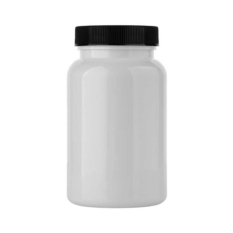 175ml striped PP cover health care product bottle medicine tablet candy bottle packaging PET bottle empty bottle