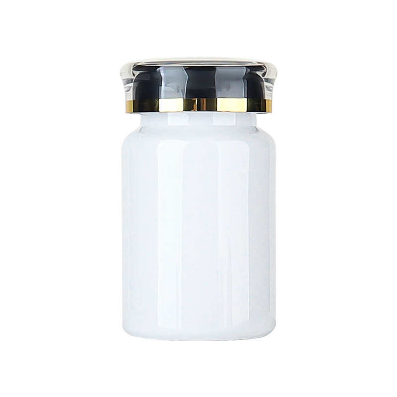 PET white plastic capsule bottle 100ml food grade medicine bottle health care product bottle small medicine bottle light-proof and moisture-proof