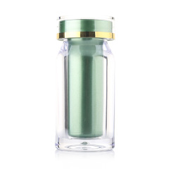 35ml high-grade acrylic bottle plastic bottle capsule sub-bottle set saffron small bottle medicine bottle supports customization