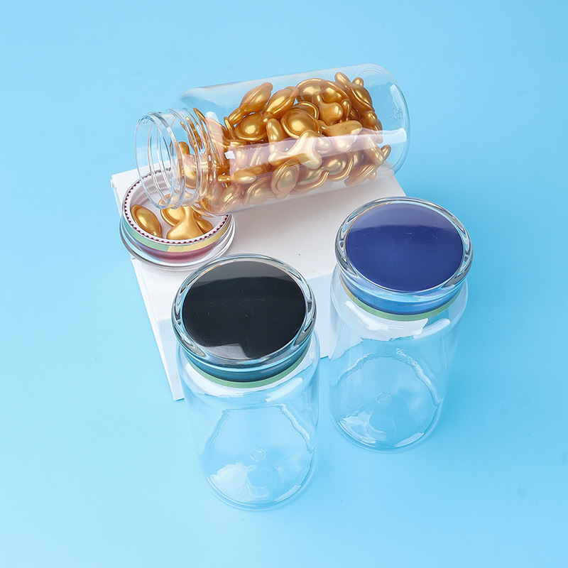 PET150ml transparent bottle plastic bottle small bottle health care product bottle capsule bottle medicine bottle food grade medicine bottle