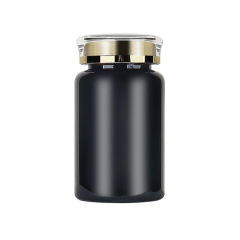 PET120ml black bottle capsule packaging bottle plastic empty bottle printing text bottle sticker maca health care products
