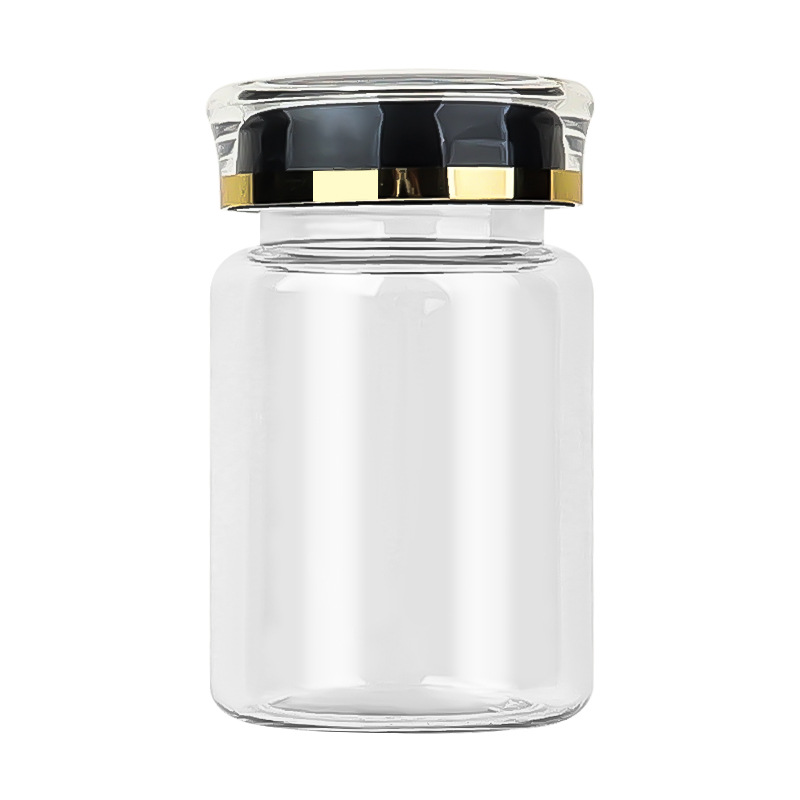 PET 80ml transparent bottle plastic bottle small bottle health care product bottle capsule bottle medicine bottle food grade tablet bottle