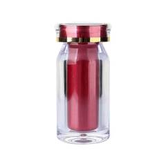 35ml oblique shoulder acrylic bottle plastic bottle capsule sub-bottle set saffron small bottle medicine bottle candy bottle