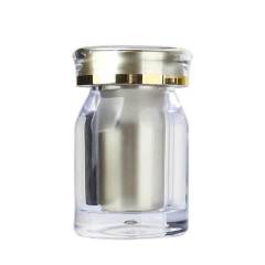 Oblique shoulder 25ml PS bottle crown cap bottle set plastic bottle acrylic bottle saffron bottle capsule bottle