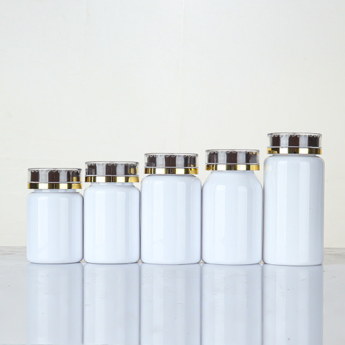 80ml-150ml white bottle plastic bottle health care product packaging bottle capsule medicine bottle PET cordyceps powder