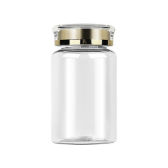PET 120ml transparent bottle plastic bottle small bottle health care product bottle capsule bottle medicine bottle food grade medicine bottle