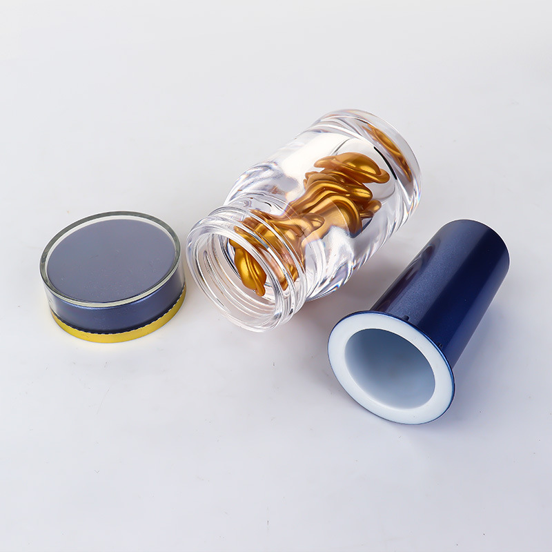 25ml high-grade acrylic bottle, ginseng, Panax notoginseng powder, Cordyceps sinensis, saffron powder, plastic bottle, capsule bottle, sealed jar