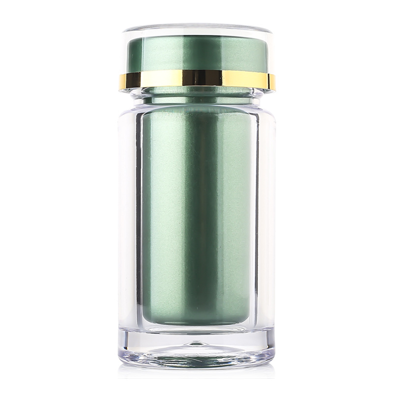 50ml high-grade medicine bottle reagent bottle acrylic bottle transparent bottle plastic bottle sub-bottle set capsule empty bottle