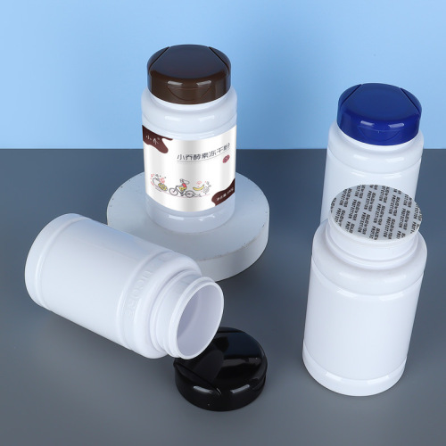 180ML high-grade plastic bottle PET bamboo bottle light-proof white sealed capsule health care product empty bottle