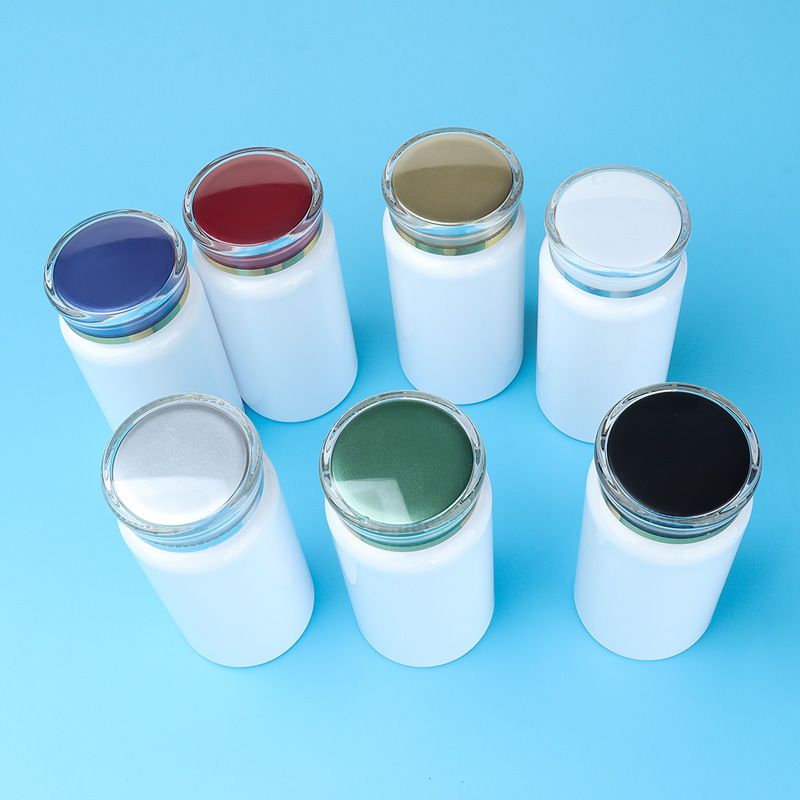 150ml high-grade white bottle reagent bottle transparent bottle plastic bottle sub-bottle set capsule saffron empty bottle