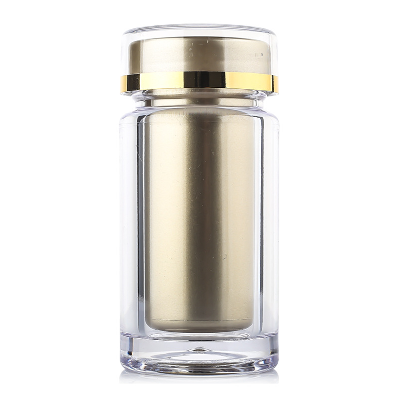 50ml high-grade medicine bottle reagent bottle acrylic bottle transparent bottle plastic bottle sub-bottle set capsule empty bottle