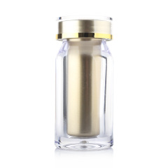 35ml high-grade acrylic bottle plastic bottle capsule sub-bottle set saffron small bottle medicine bottle supports customization