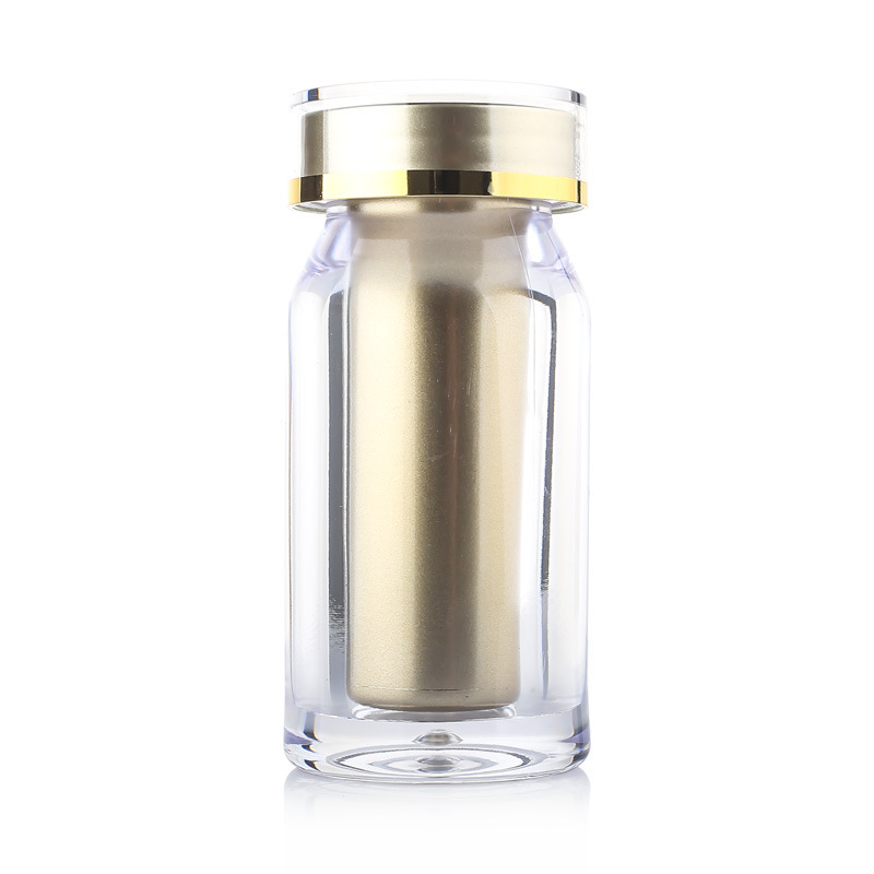 35ml high-grade acrylic bottle plastic bottle capsule sub-bottle set saffron small bottle medicine bottle supports customization
