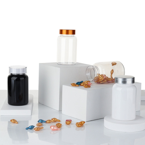 200ml black capsule bottle pet bottle solid medicine bottle health care product bottle plastic bottle sample bottle empty medicine bottle