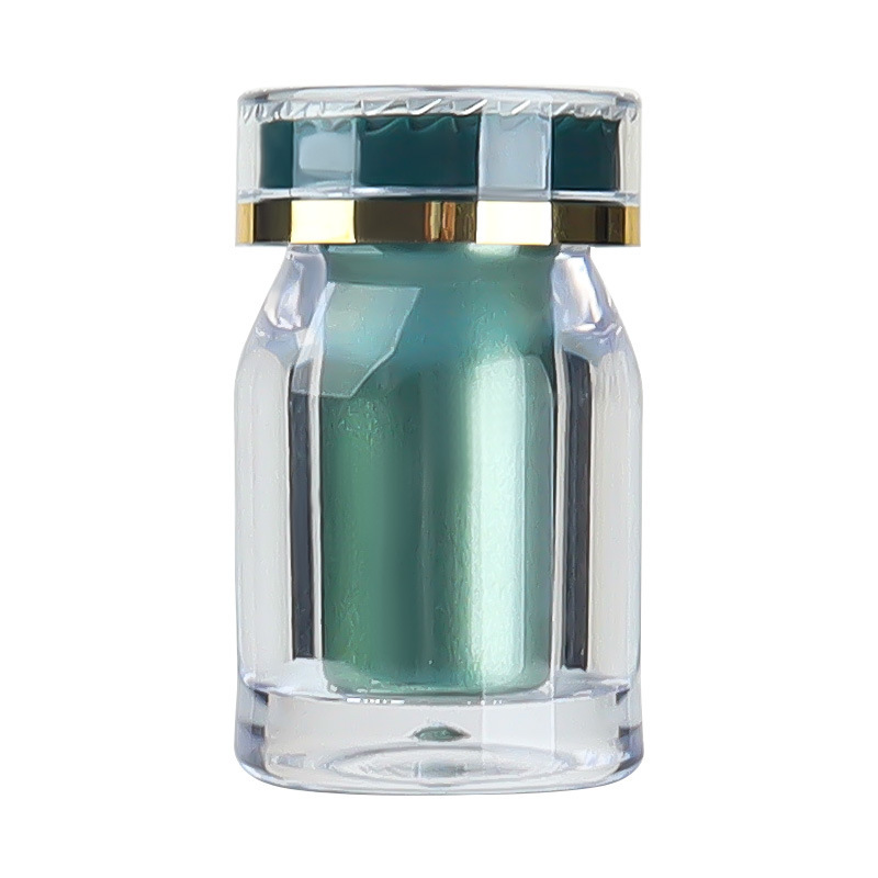25ml PS bottle oblique shoulder style safety cover sub-bottling set high-grade plastic tablet candy sealed capsule bottle