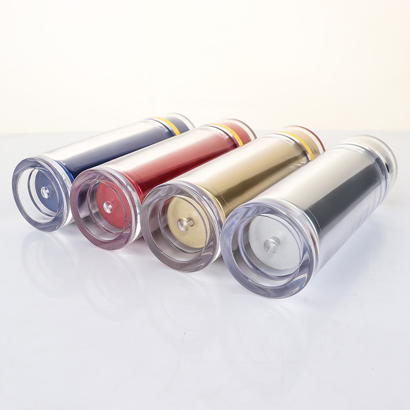 35ml high-grade acrylic bottle plastic bottle capsule sub-bottle set saffron small bottle medicine bottle supports customization