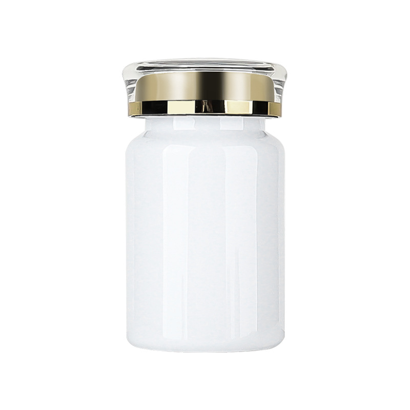 PET white plastic capsule bottle 100ml food grade medicine bottle health care product bottle small medicine bottle light-proof and moisture-proof
