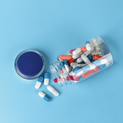 PET 120ml transparent bottle plastic bottle small bottle health care product bottle capsule bottle medicine bottle food grade medicine bottle
