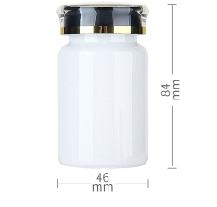 PET white plastic capsule bottle 100ml food grade medicine bottle health care product bottle small medicine bottle light-proof and moisture-proof