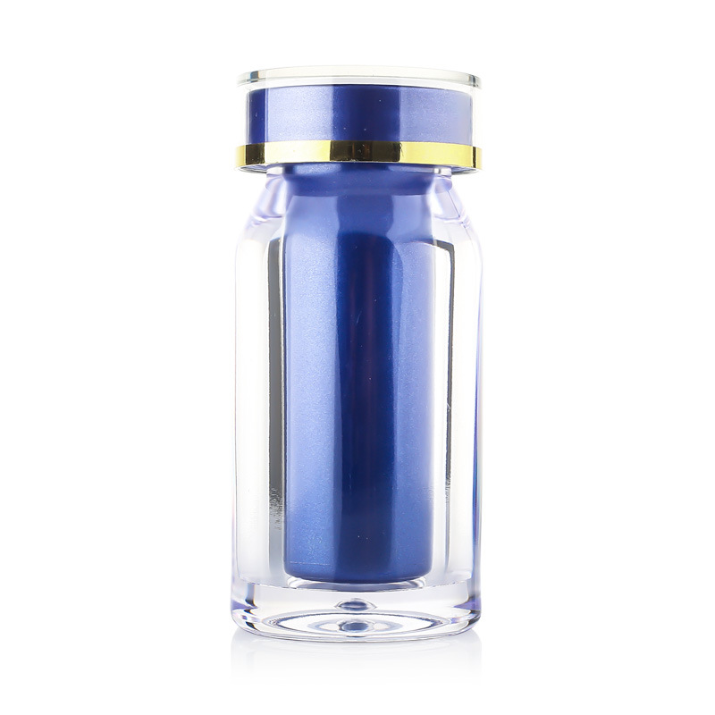 35ml high-grade acrylic bottle plastic bottle capsule sub-bottle set saffron small bottle medicine bottle supports customization