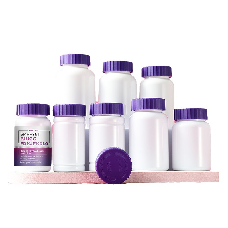 Food grade pet white bottle 140-300ml plastic bottle health care product bottle sample bottle capsule packaging bottle