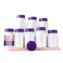 Food grade pet white bottle 140-300ml plastic bottle health care product bottle sample bottle capsule packaging bottle
