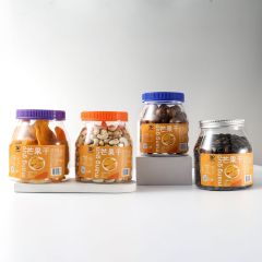 PET plastic food bottle red dates food can 920ml cashew cereal wolfberry wide mouth food sealed can