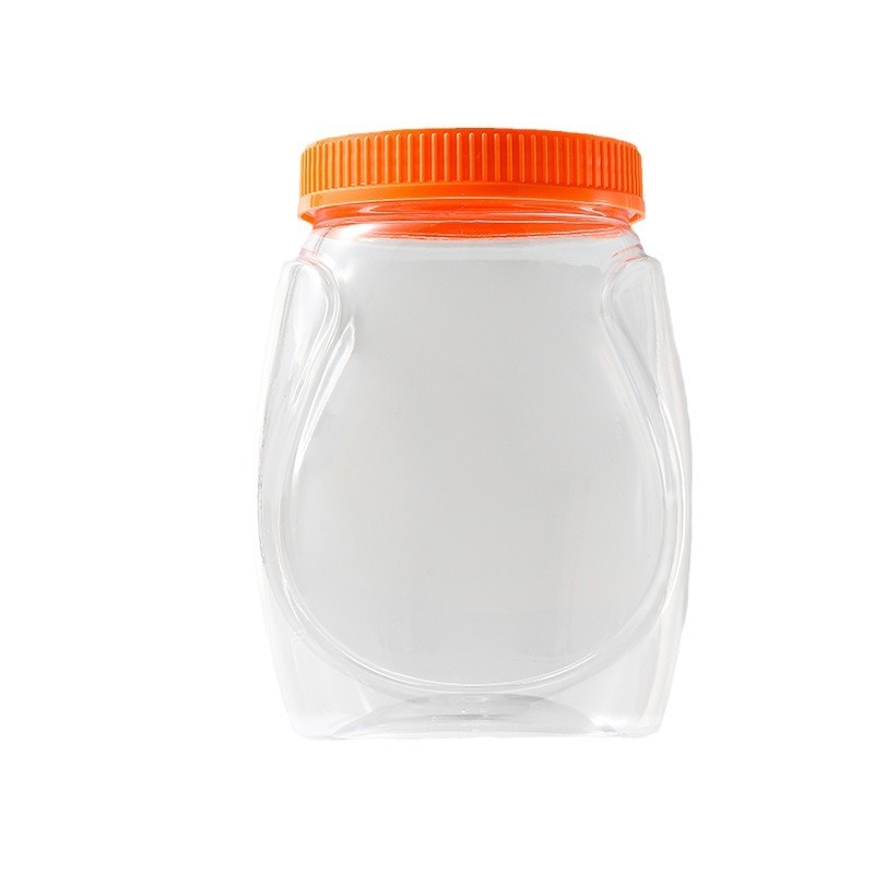 Transparent sealed jar 900ml kidney bean food storage jar household large capacity dried fruit melon seeds cashew