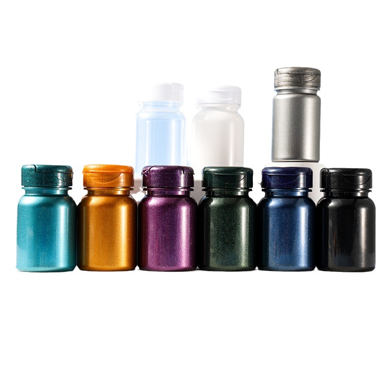 Food grade PET 80ml large ring bottle flip cover pill fish oil capsule medicine packaging bottle health care product bottle