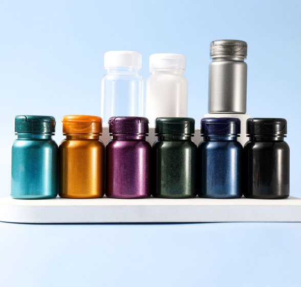 Food grade PET 80ml large ring bottle flip cover pill fish oil capsule medicine packaging bottle health care product bottle