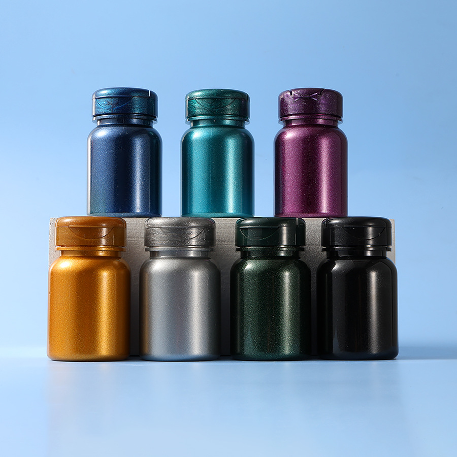 Food grade PET 80ml large ring bottle flip cover pill fish oil capsule medicine packaging bottle health care product bottle