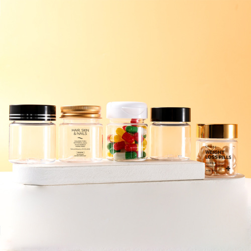 PET small bottle 30ml transparent bottle empty bottle capsule bottle food grade packaging bottle general plastic bottle
